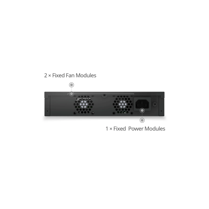 L2/L3 PoE+ Switch 16x1Gb RJ45 + 2x10Gb SFP+ | CX102S-16GT-M-S